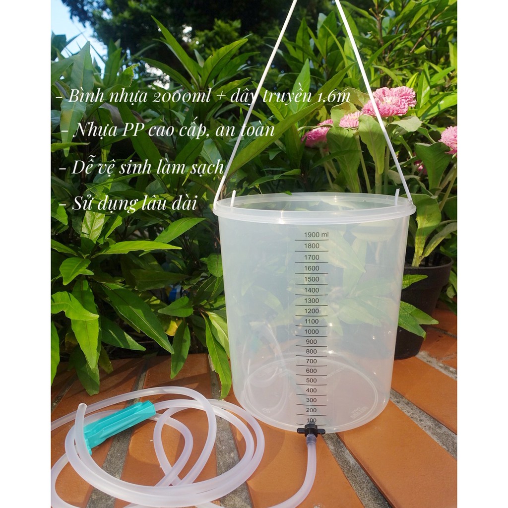 Combo Thải độc cà phê, Enema, Thải độc đại tràng, Túi súc ruột (1 tháng gồm 1 bộ bình+0.5kg cà phê) | BigBuy360 - bigbuy360.vn
