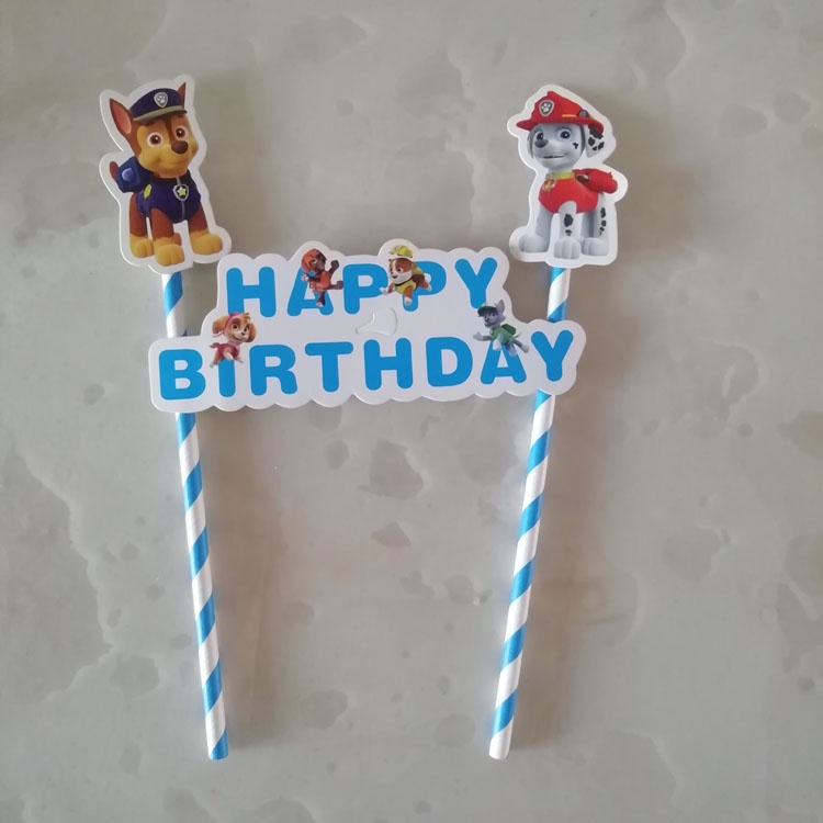 Phụ Kiện Trang Trí Bánh Kem Hình Hoạt Hình Dễ Thương