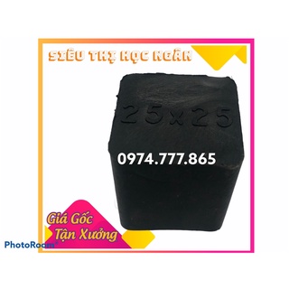 Combo 10 bịt cao su ngoài sắt hộp 25x25