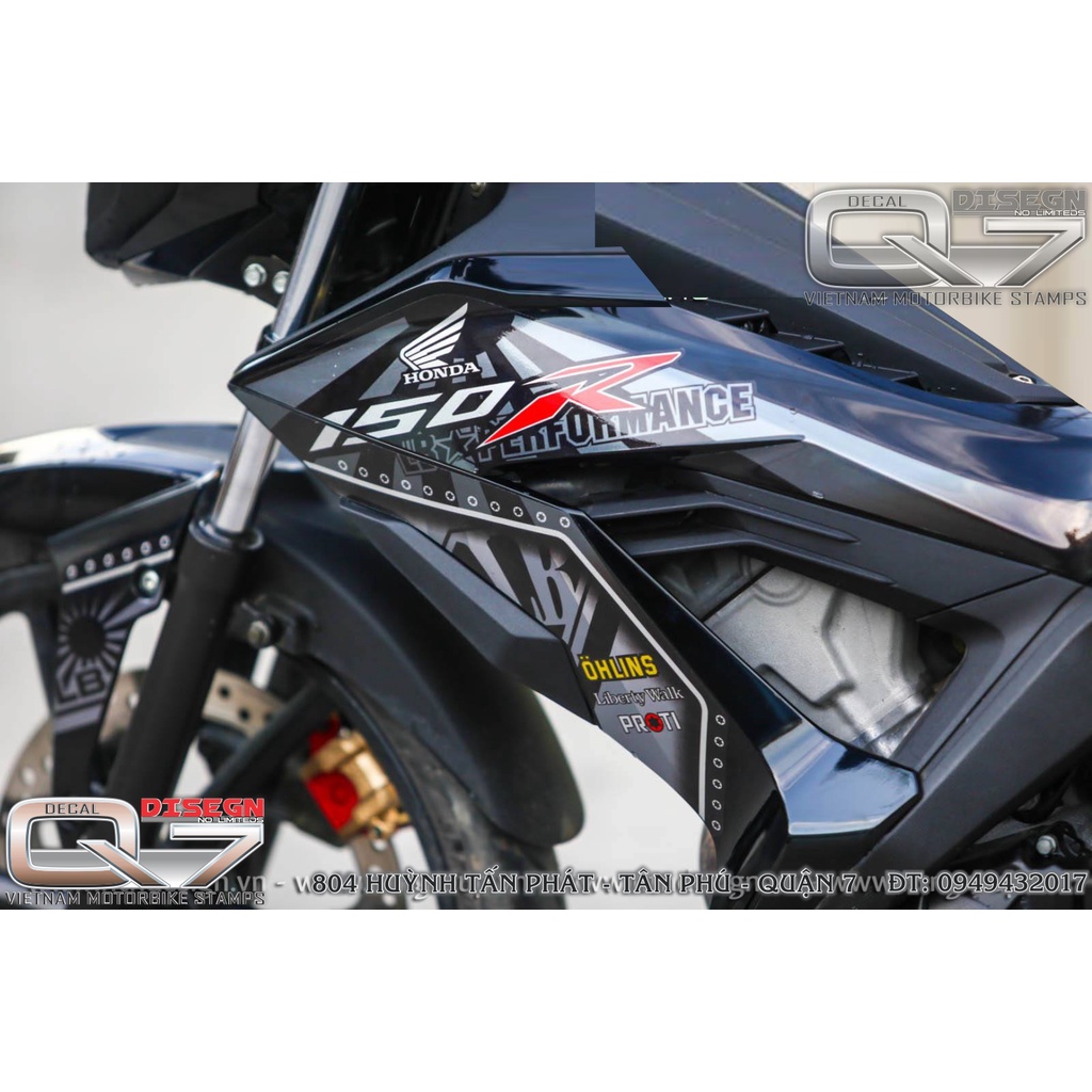 Tem Rời SONIC 150 Đen - decaLq7