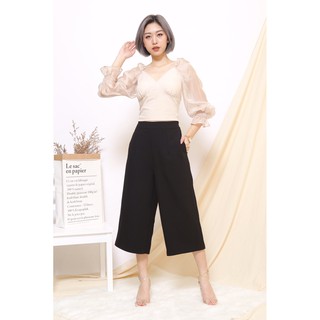 Quần ống sớ lửng