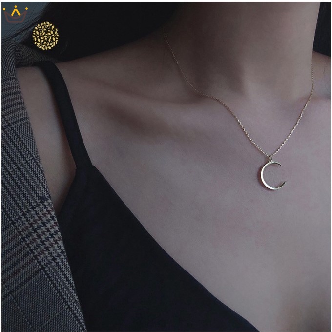 Vòng cổ Mặt Trăng Khuyết Thời Trang Cho Nữ