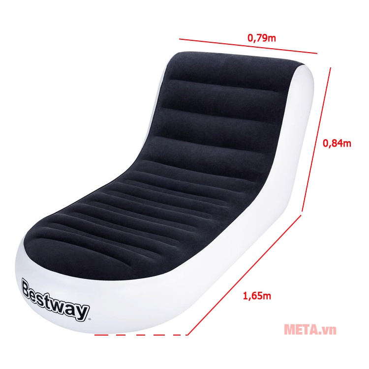 Ghế Hơi Tựa Lưng Bestway Thông Minh Và Tiện Dụng, Ghế hơi tựa lưng đọc sách, Ghế lười trang trí nội thất phòng khách