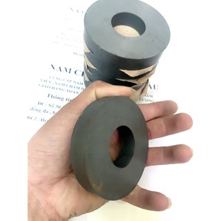 Nam châm đen , nam châm loa màu đen kích thước 80x15 lỗ