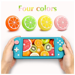 Nắp đậy nút bấm hình quả chanh 3d dễ thương cho tay cầm chơi game nintendo switch
