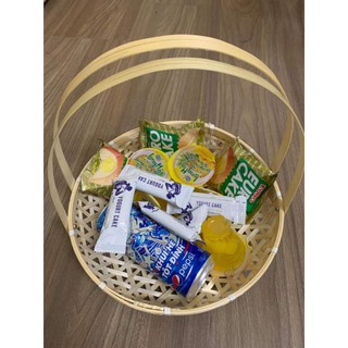 Làn tre giỏ tre có quay rổ tre có quay