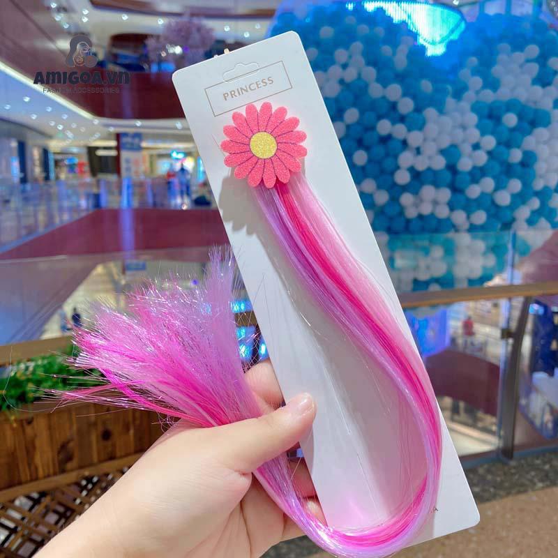 ✨✨Kẹp tóc giả pony - lọn tóc màu sắc dễ thương cho bé gái