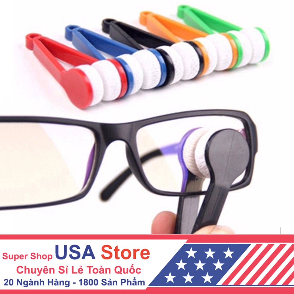 (Video Review) Dụng Cụ Kẹp Bông Lau Chùi, Vệ Sinh Mắt Kính Chuyên Dụng Chất Liệu Microfiber Mềm Nhỏ Gọn Chống Xước