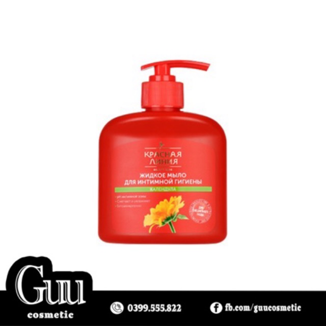 Dung dịch vệ sinh phụ nữ Red Line 250ml Nga - Guu