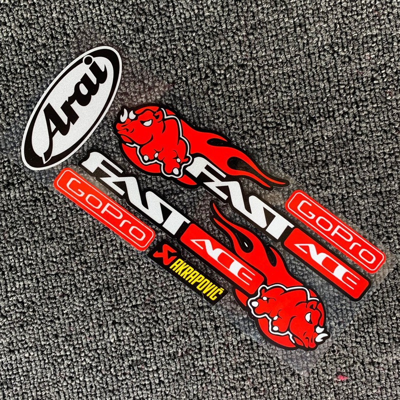 Miếng dán phản quang trang trí cảnh báo an toàn cho xe mô tô