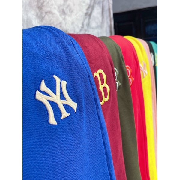 [Nhiều Màu]Quần jogger Nỉ NY ,MLB thể thao unisex thời trang hotrend
