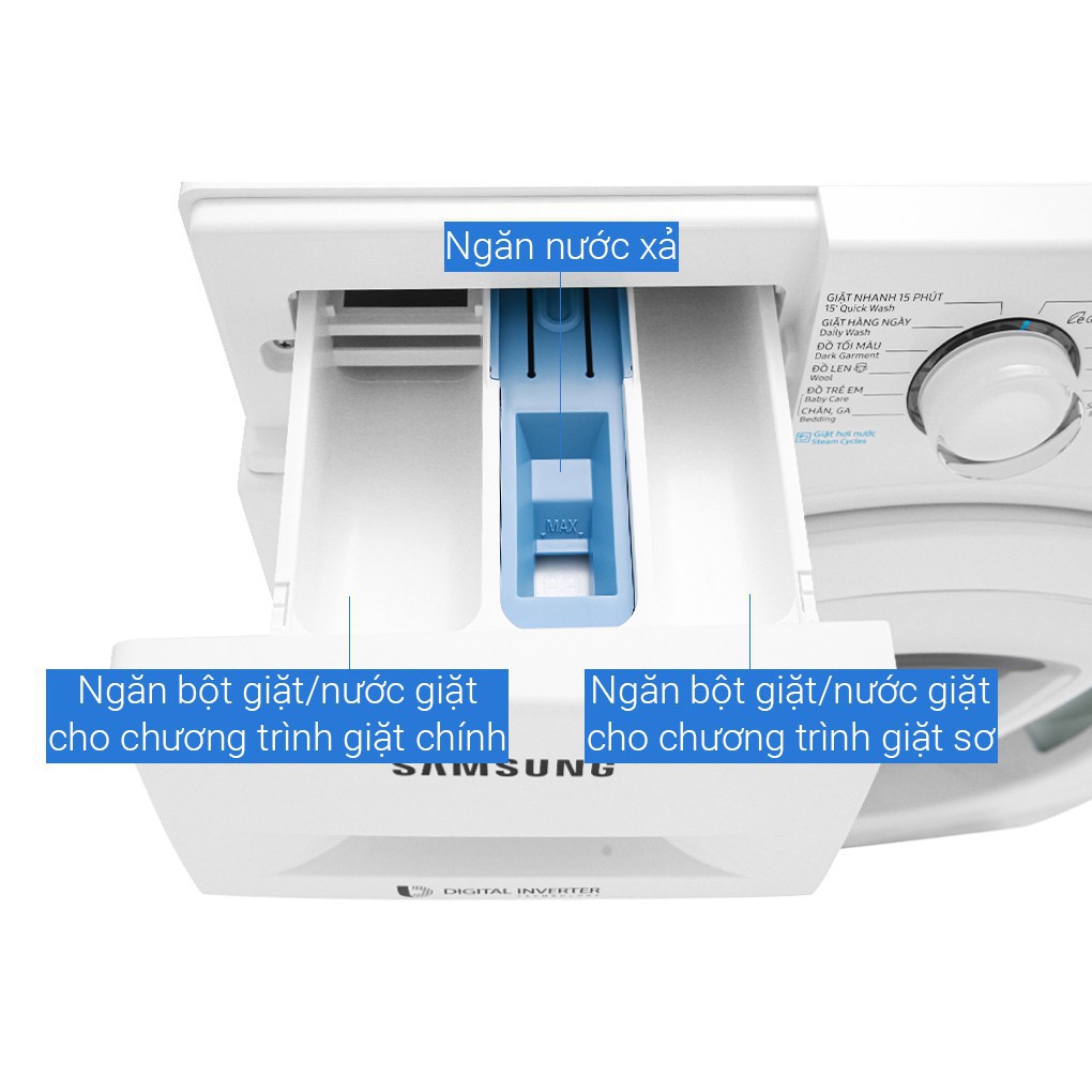 Máy giặt Samsung Addwash Inverter 9 Kg WW90K44G0YW/SV