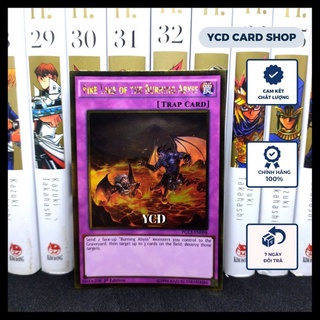 Thẻ bài yugioh chính hãng  Fire Lake of the Burning Abyss – Super Rare