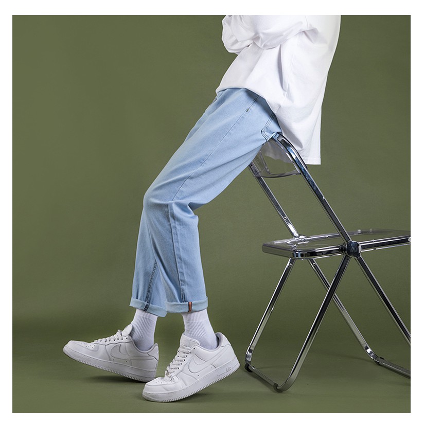 [ TẶNG QUÀ HẤP DẪN ] Quần jean Baggy ống suông rộng, Quần bò nam, nữ S01 20WE Tự Thiết Kế | BigBuy360 - bigbuy360.vn