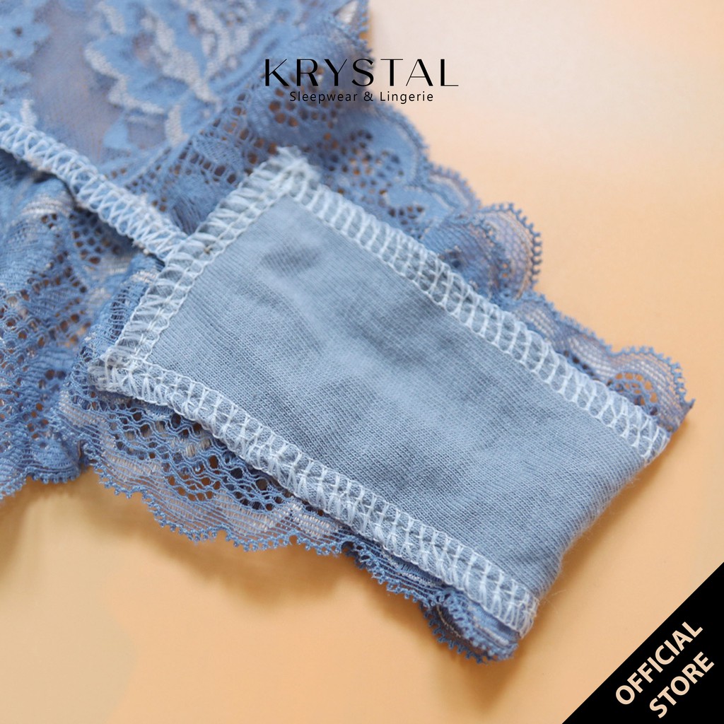 Quần lót ren Cánh Bướm sexy gợi cảm màu xanh KRYSTAL KQ15 | WebRaoVat - webraovat.net.vn