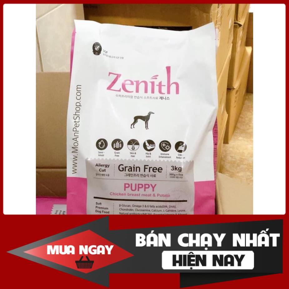 Thức ăn cho chó nhỏ hạt mềm Zenith Puppy gói 1,2kg