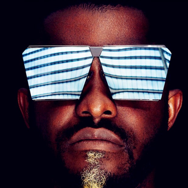 Kím mát gọng hình vuông cỡ lớn phong cách phương Tây cho nam nữ