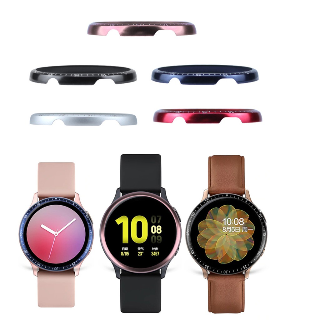 Khung viền Benzen cho Samsung Galaxy Watch Active 2 40mm/44mm, decal, dán skin đồng hồ (ZK01)