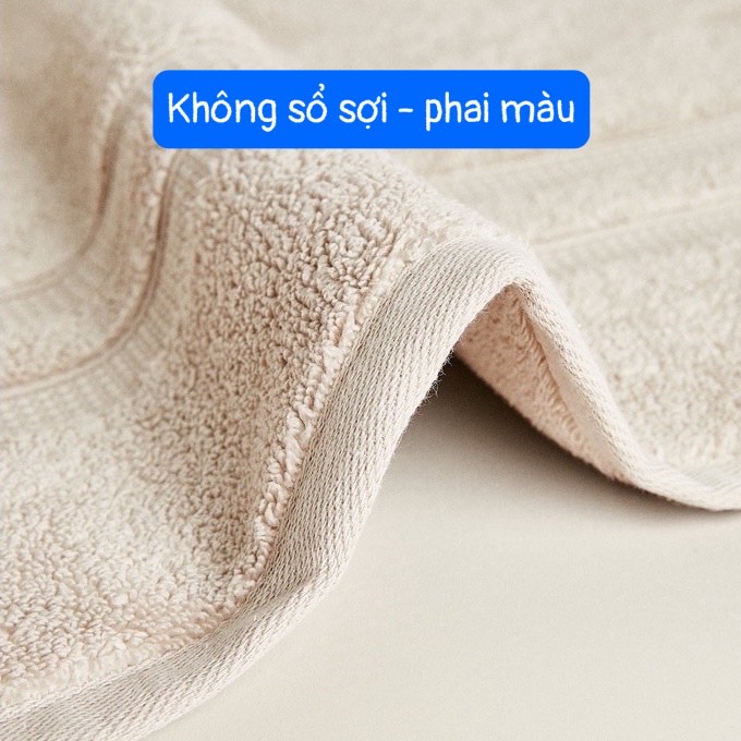 Khăn tập thể thao, gội đầu 100% cotton trải kĩ, không phai, nhớt, sổ lông