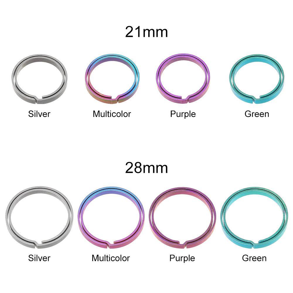 Móc Chìa Khóa EDC Bằng Hợp Kim Titan Tiện Dụng Mang Theo Du Lịch Cắm Trại