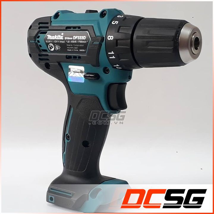 Máy khoan, vặn vít 10/21mm dùng pin 12Vmax Makita DF333DZ (không pin sạc)