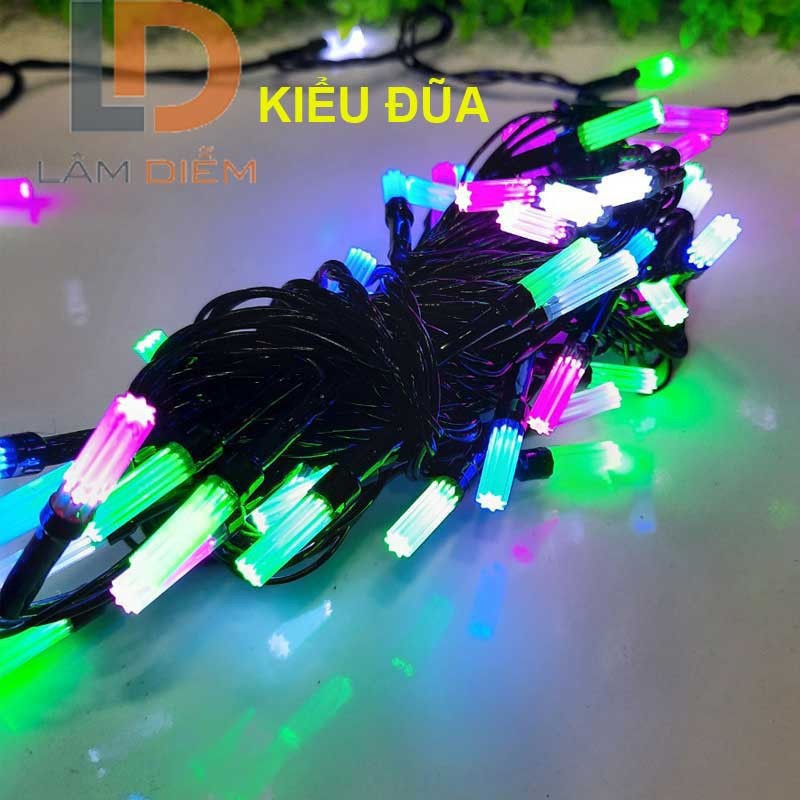 ĐÈN LED DÂY CHỚP TRANG TRÍ DÀI 7M 50 BÓNG LỚN KIỂU