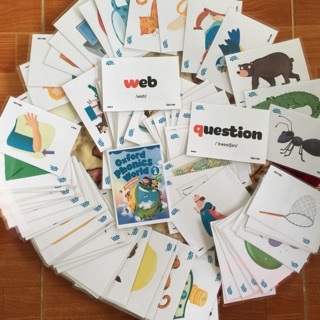 Flash card oxford phonics world 1