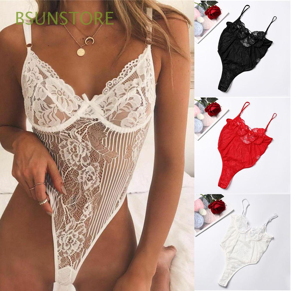 FREESHIP ĐƠN 99K_ Bodysuit ren gợi cảm , cổ chữ V dành cho nữ