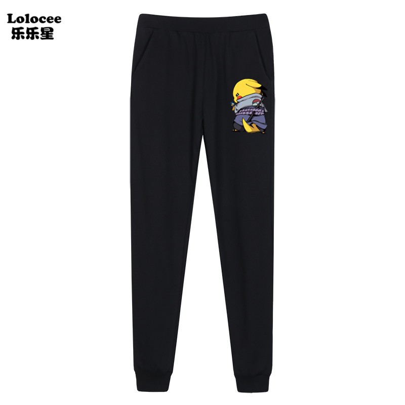 Quần Jogger Cotton In Họa Tiết Hoạt Hình Naruto Cho Bé Trai