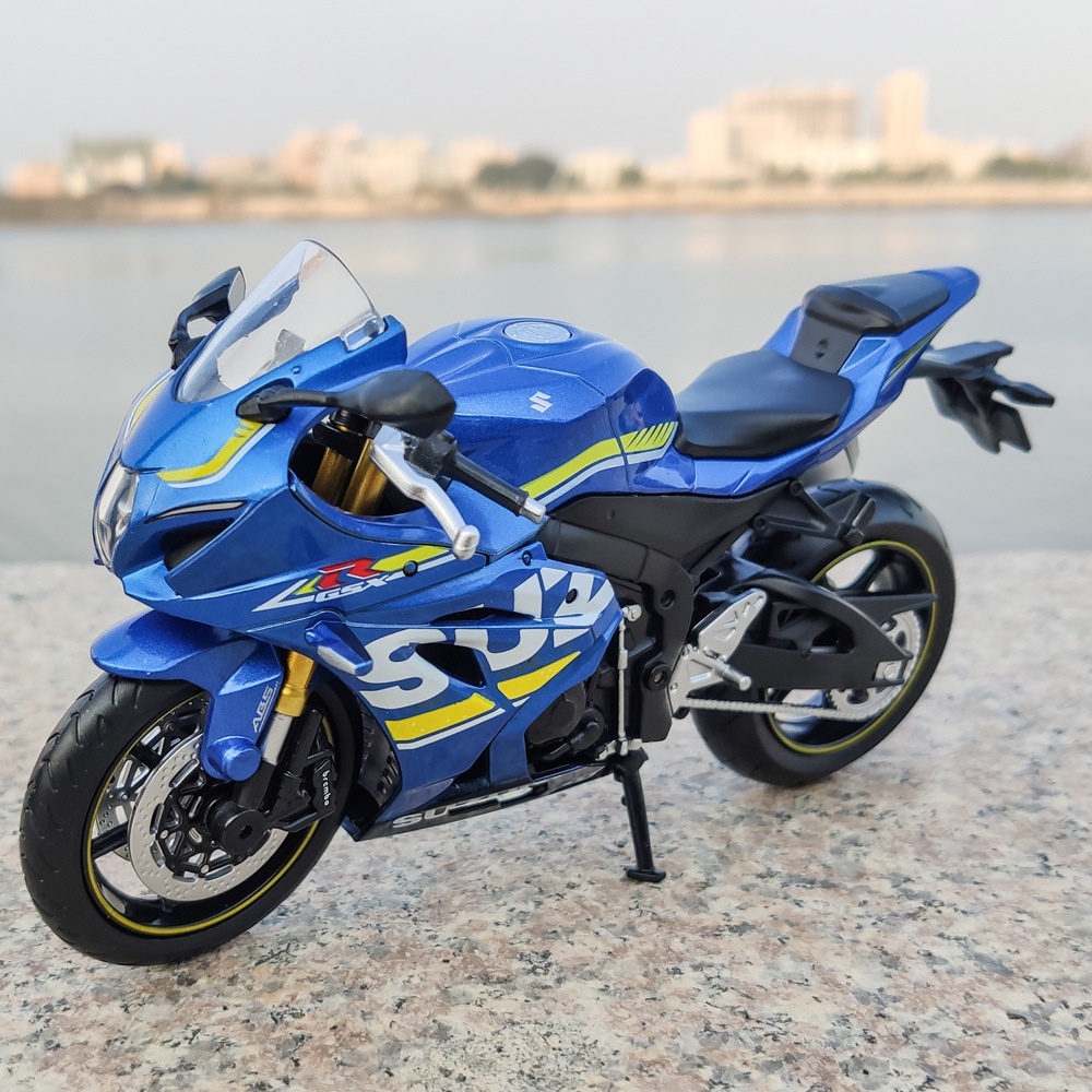 Mô Hình Xe Mô Tô Suzuki GSX-R1000 Tỉ Lệ 1:12 Chất Lượng Cao