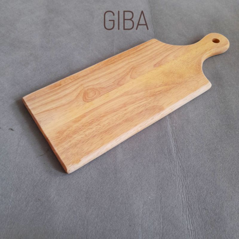 Thớt gỗ có tay cầm 39cm dùng làm phụ kiện chụp ảnh, decor siêu đẹp - paddle cutting board - GIBA