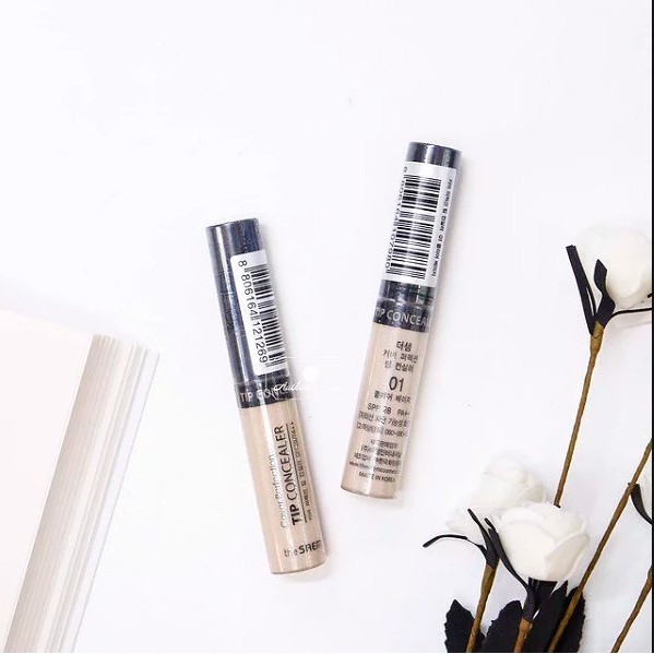 Kem che khuyết điểm The Saem Cover Perfection Tip Concealer, chỉ số chống nắng SPF28 /PA++