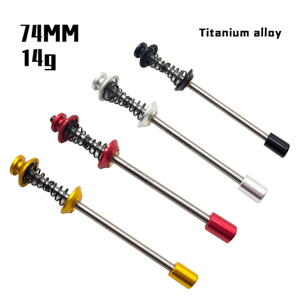 Bộ Khóa Bánh Xe Đạp Leo Núi Bằng Hợp Kim Titan Tháo Lắp Nhanh Hình Lục Giác QR