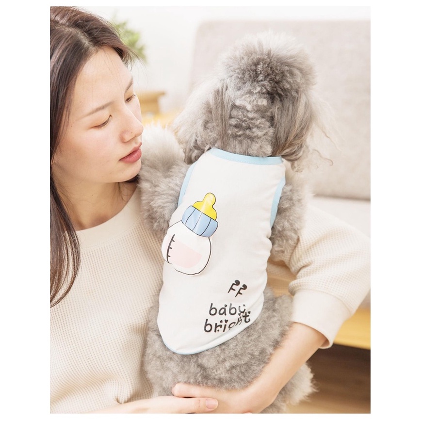 Quần áo cho chó, quần áo cho mèo, áo cho thú cưng 2 dây 3 lỗ