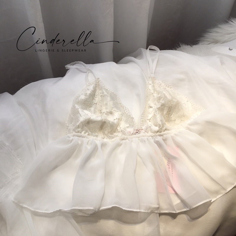 ÁO BRA VOAN THIẾT KẾ , SET ĐỒ LÓT NGỦ VOAN TƠ CAO CẤP