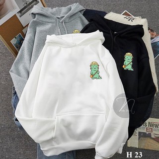 ÁO Hoodie Đôi🔥HOT🔥 Mẫu áo hoodie đôi in hình khủng long siêu cute - Giá chỉ 1 áo