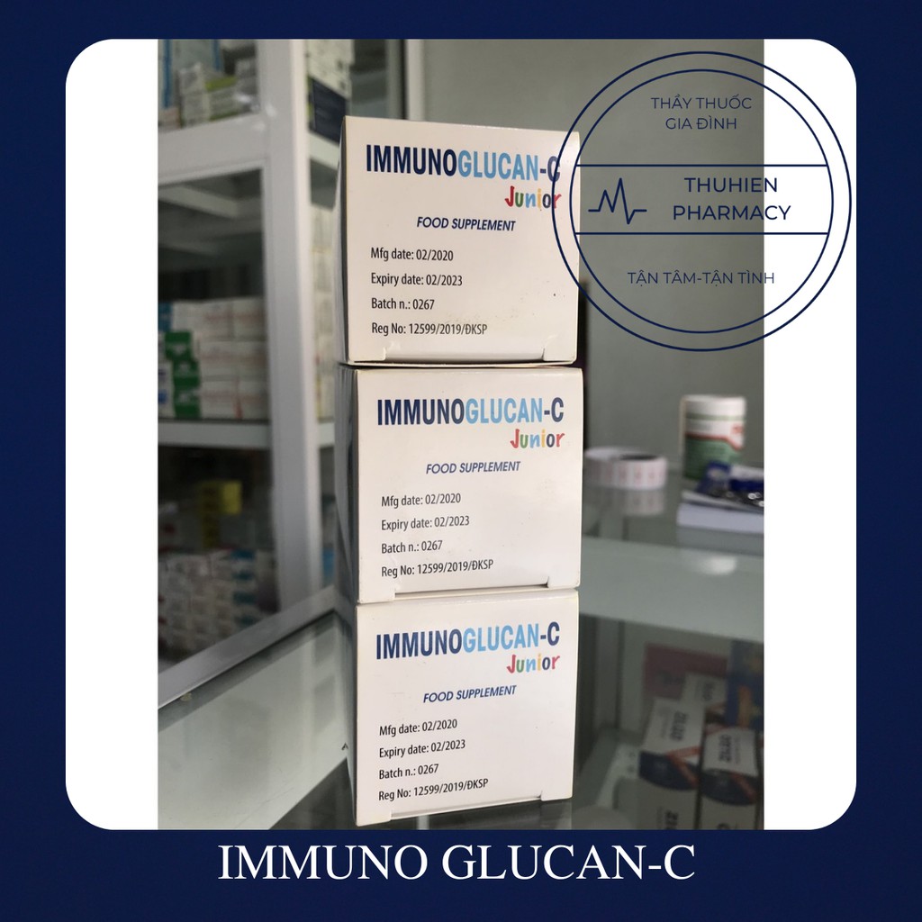 IMMUNO GLUCAN-C tăng cường sức đề kháng, phòng và ngăn ngừa các bệnh đường hô hấp dành cho bé