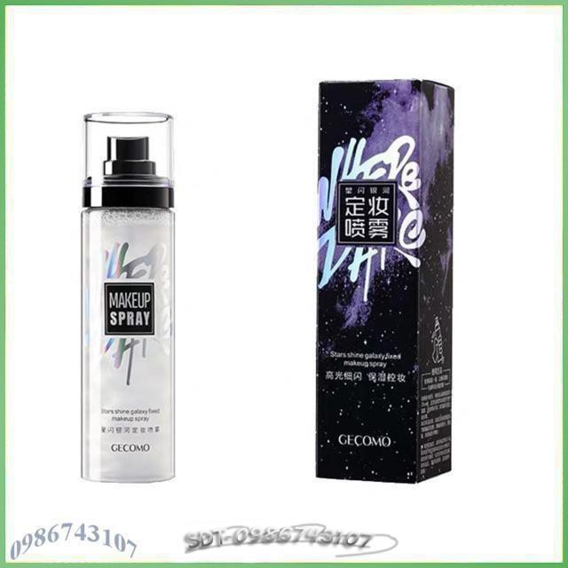 Xịt nhũ cố định lớp trang điểm Gecomo Star Shine Galaxy Spray bản dupe của Mac Fix+ Shimmer SV | BigBuy360 - bigbuy360.vn
