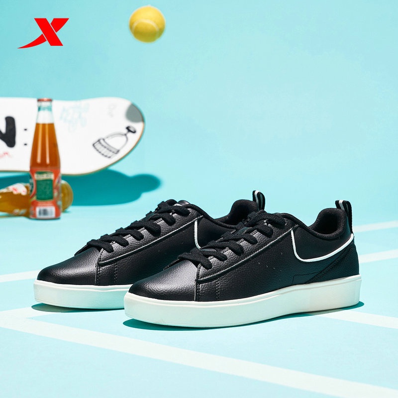 Xtep Giày Thể Thao Trắng Nhỏ Thoáng Khí Phong Cách Đường Phố Cho Nữ