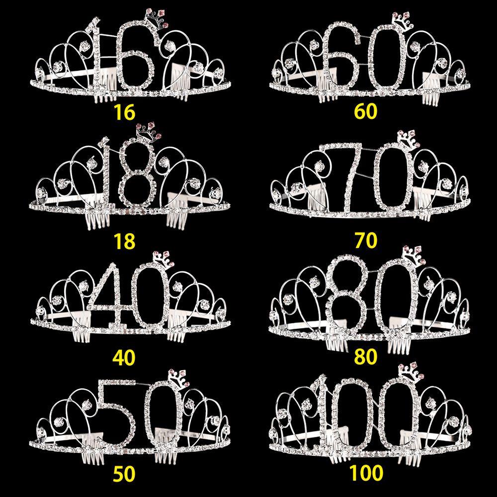 Băng Đô Cài Tóc Hình Vương Miện Lãng Mạn|Quà Tặng Xinh Xắn Đáng Yêu Cho Mẹ 16 / 18 / 40 / 50 / 60 / 70 / 80 / 100th