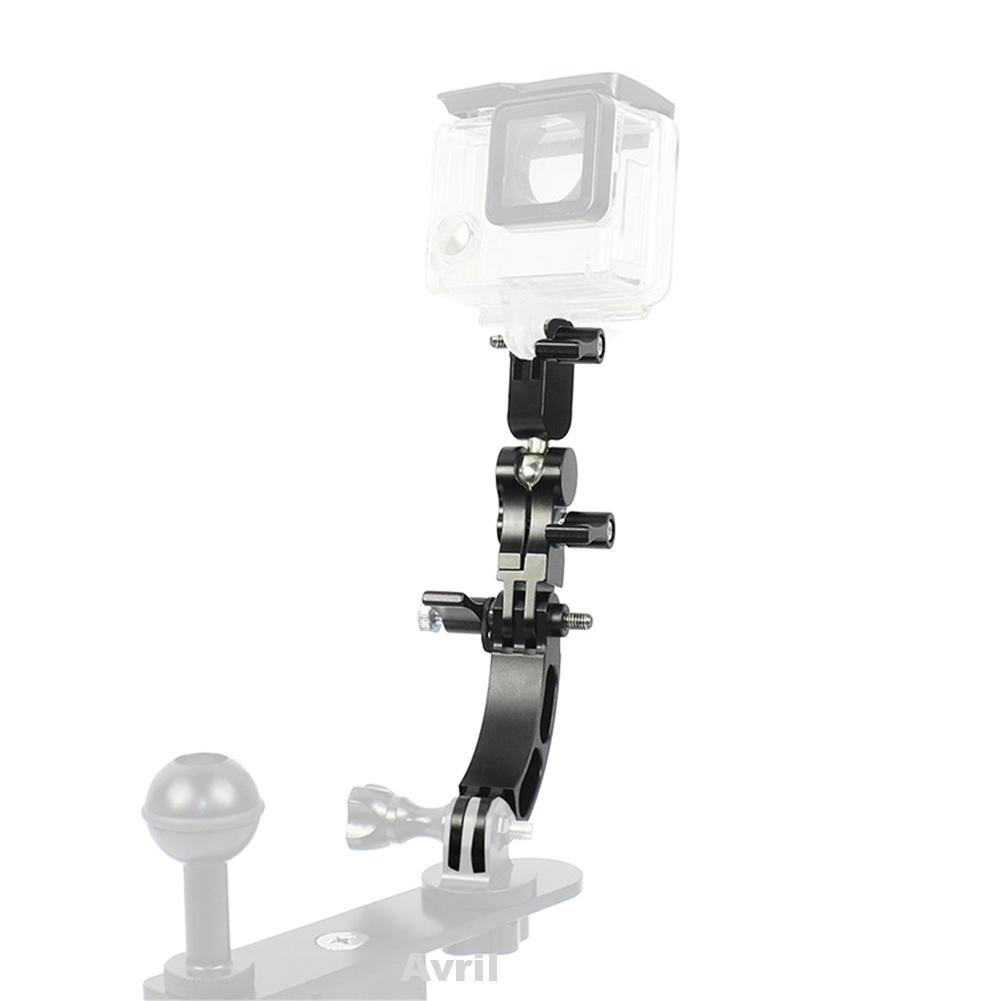 Bộ phụ kiện gắn nón bảo hiểm màu đen kèm ốc vít dễ lắp đặt cho GoPro HERO 9 | BigBuy360 - bigbuy360.vn