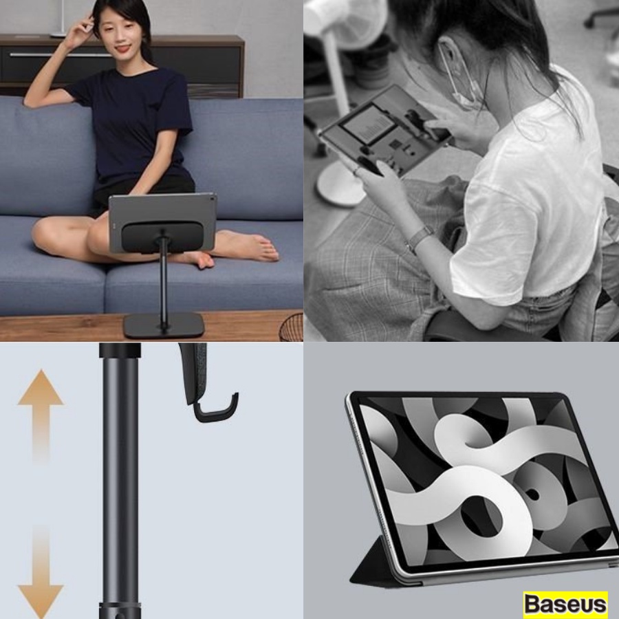 Đế giữ điện thoại / máy tính bảng Baseus Indoorsy Youth Tablet Desk Stand (Bản điều chỉnh được độ cao) LV456