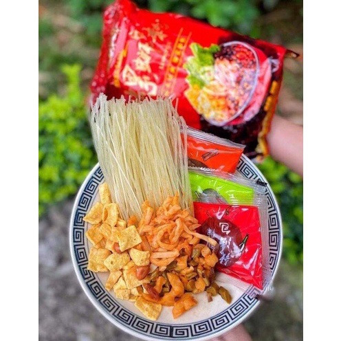 Bún ốc Lý Tử Thất, bún ốc Liễu Châu gói to 335g_ Full topping siêu ngon