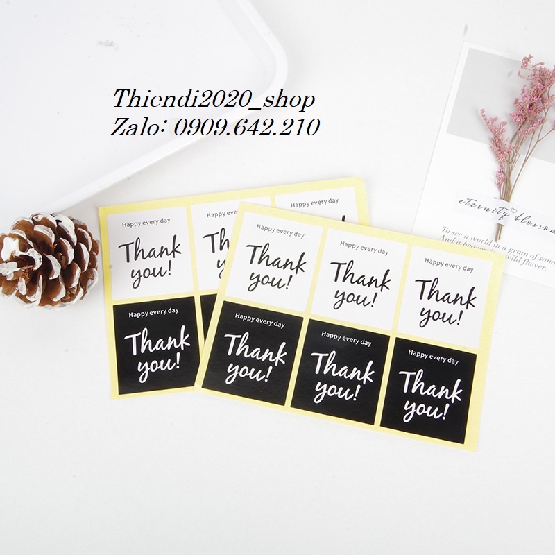 TEM01-Tem giấy chữ 'Thank you' >>