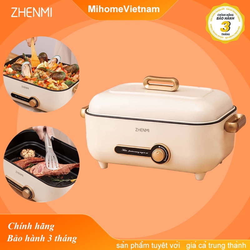Nồi lẩu điện đa năng xiaomi ZHENMI ZM-ED4001 dung tích 4L-Công suất 1500W Chưa Có Đánh Giá 0 Đã Bán