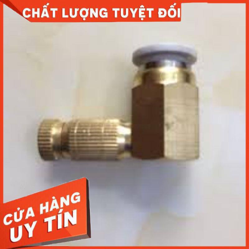 combo 10 bộ đế và béc phun sương bằng đồng làm mát