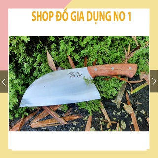 Dao bếp dao phúc sen chuyên thái làm từ thép trắng không gỉ cán gỗ cẩm hàng cao cấp