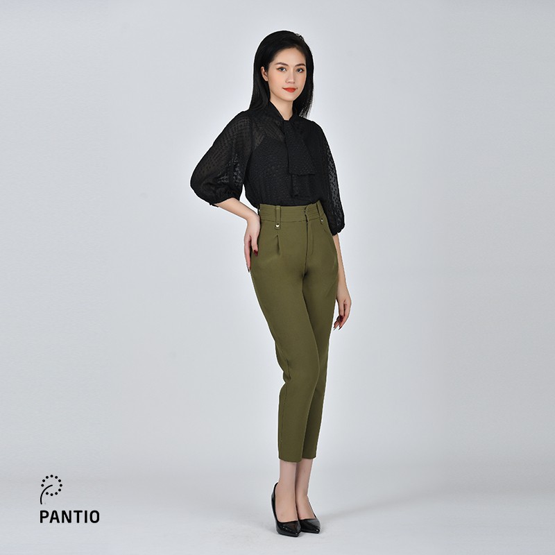 Quần dài nữ chất liệu Thô đũi, dáng suông FQD5795 - PANTIO