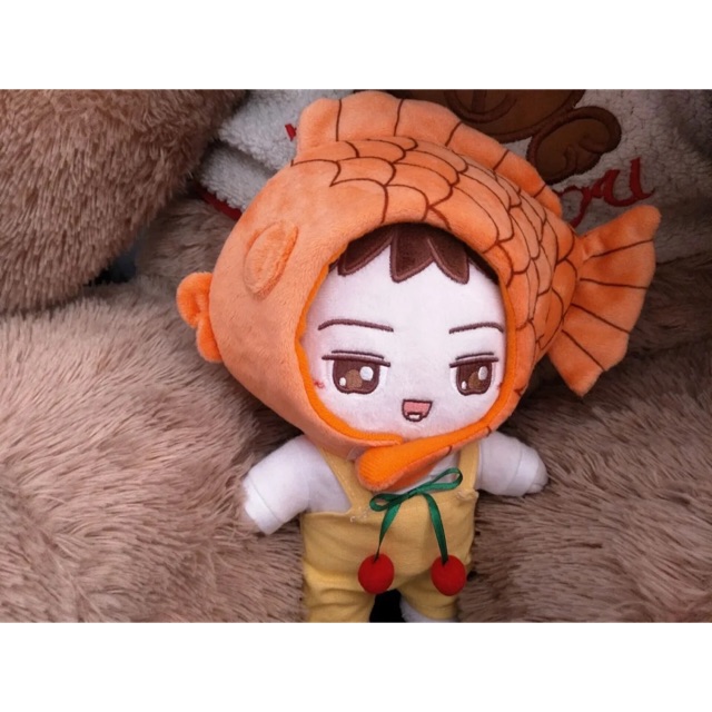 Mũ bánh cá cho doll 15,20cm