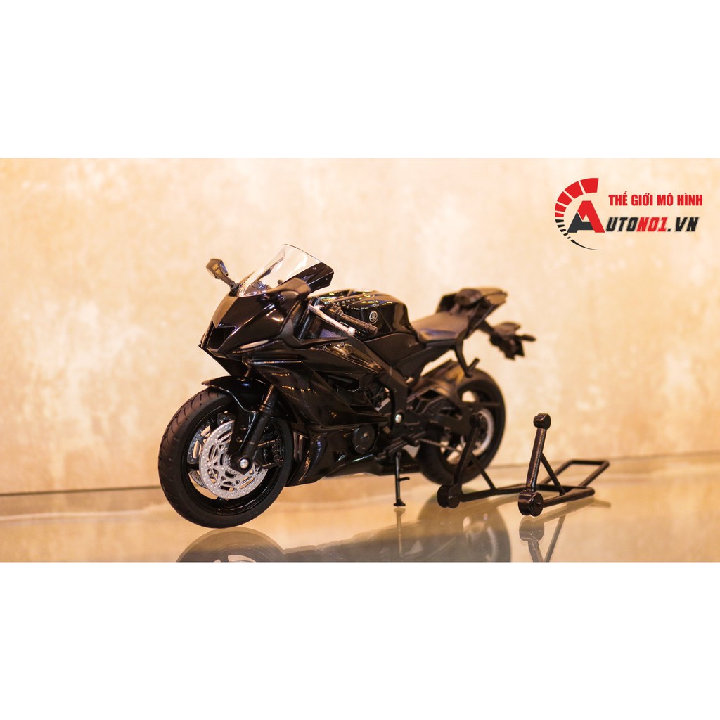 MÔ HÌNH XE YAMAHA YZF R6 2020 BLACK 1:12 WELLY 7493